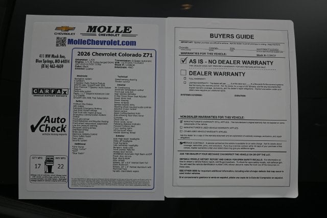2026 Chevrolet Colorado Z71