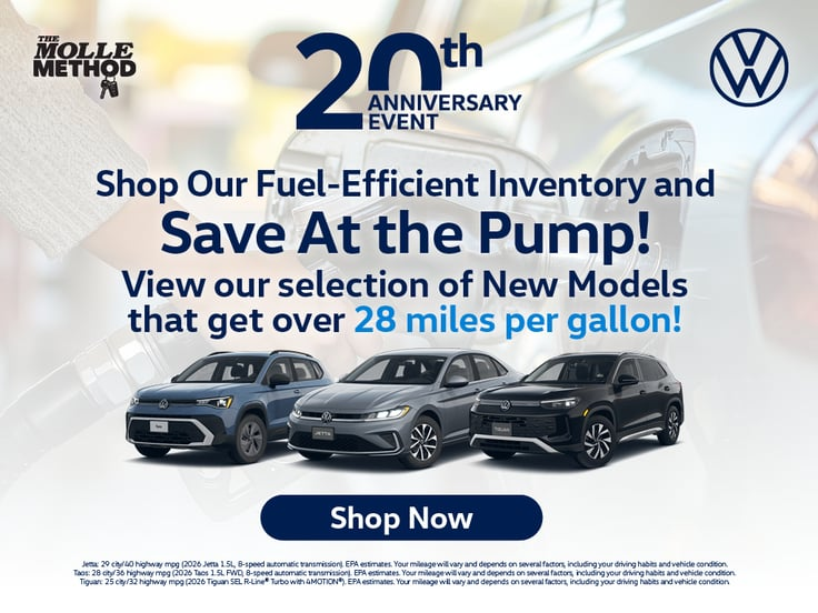 20th Anniversary Event, Save at that Pump! Molle Volkswagen in Kansas City
