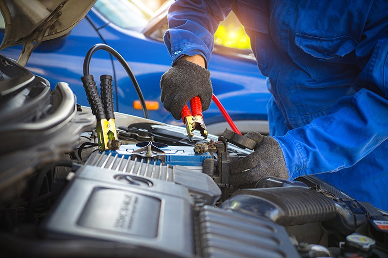 Factory-trained technician at the Molle Volkswagen service center in Kansas City